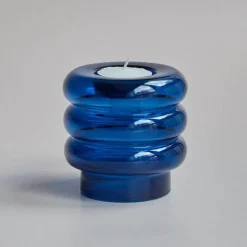 Spiralförmiger Kerzenhalter aus Doppelglas – eleganter Akzent für die Inneneinrichtung