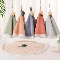 Spitzen-Babyhandtuch – weiches, saugfähiges Küchen- und Badezimmerdekor