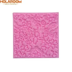 Spitzen-Silikonform für Kuchen, elegante Dessertdekoration zum Selbermachen