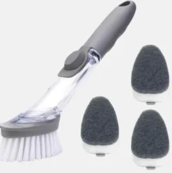 Spülbürste mit Flüssigkeitsspender – 2-in-1-Küchenreinigungswerkzeug