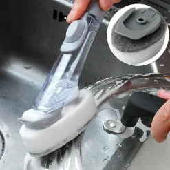 Spülbürste mit Flüssigkeitsspender – 2-in-1-Küchenreinigungswerkzeug