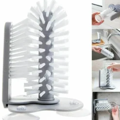 Spülbürste mit Saugnapf – 2-in-1-Reinigungswerkzeug