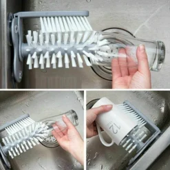 Spülbürste mit Saugnapf – 2-in-1-Reinigungswerkzeug