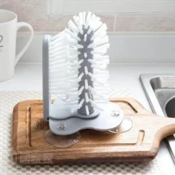 Spülbürste mit Saugnapf – 2-in-1-Reinigungswerkzeug