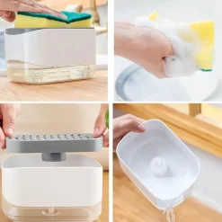 Spülmittel-Set mit Druckspender – Einfache Seifenpumpe für die Küche