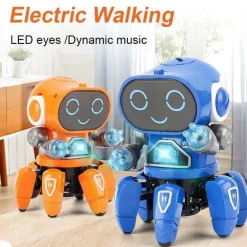 Sprachaktiviertes Roboterspielzeug – Interaktiver futuristischer Spielkamerad mit 6 Klauen