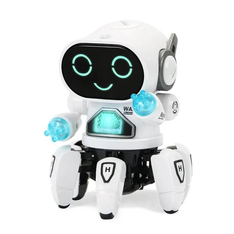 Sprachaktiviertes Roboterspielzeug – Interaktiver futuristischer Spielkamerad mit 6 Klauen