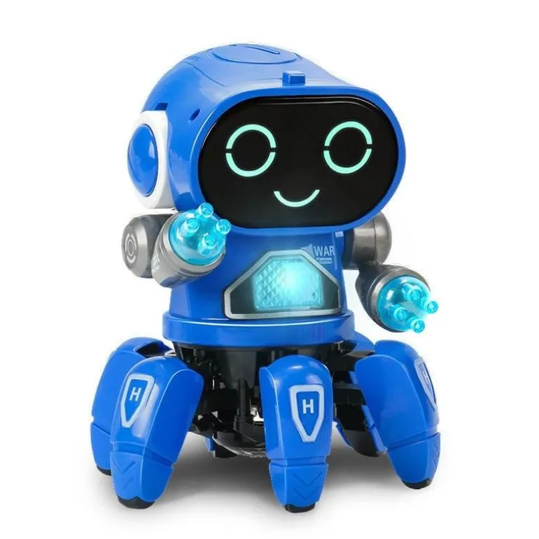 Sprachaktiviertes Roboterspielzeug – Interaktiver futuristischer Spielkamerad mit 6 Klauen