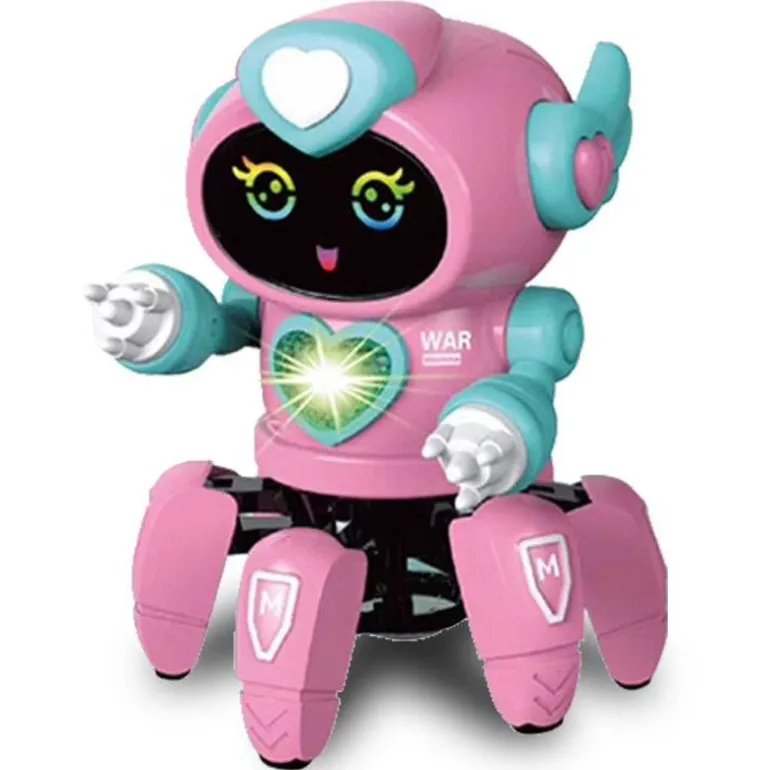 Sprachaktiviertes Roboterspielzeug – Interaktiver futuristischer Spielkamerad mit 6 Klauen