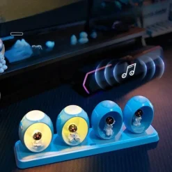 Sprachgesteuerte LED-Nachtlampe – Buntes Stimmungslicht
