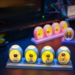 Sprachgesteuerte LED-Nachtlampe – Buntes Stimmungslicht