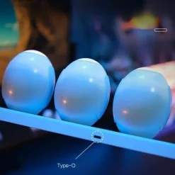 Sprachgesteuerte LED-Nachtlampe – Buntes Stimmungslicht