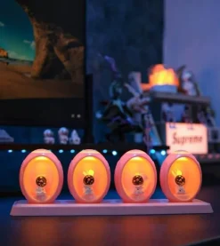 Sprachgesteuerte LED-Nachtlampe – Buntes Stimmungslicht
