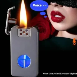 Sprachgesteuertes Smart-Feuerzeug - Zündgerät aus Metall