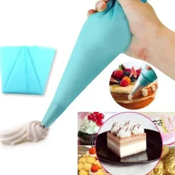 Spritzbeutel-Tüllenset aus Silikon – 8-teiliges Kuchendekorationsset