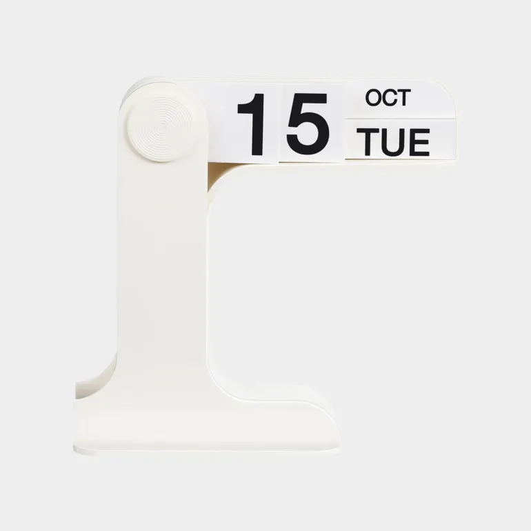 Standing Perpetual Flip Desk Calendar – Minimalist