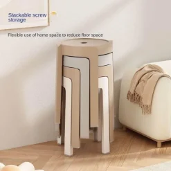 Stapelbare Esszimmerhocker im nordischen Stil – moderne, platzsparende Stühle