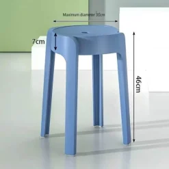 Stapelbare Esszimmerhocker im nordischen Stil – moderne, platzsparende Stühle