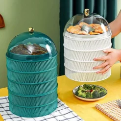 Stapelbare mehrschichtige Lebensmittelabdeckung - Schutz für die Lebensmittelaufbewahrung