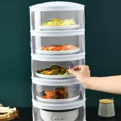 Stapelbare transparente Vorratsbehälter für Lebensmittel – Organisationsset für die Aufbewahrung in der Küche