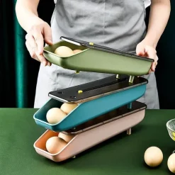 Stapelbarer automatischer Eieraufbewahrungsbehälter