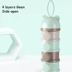 Stapelbarer Babynahrungsbehälter – mehrschichtiges, süßes Design