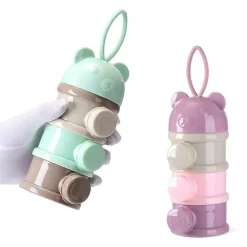 Stapelbarer Babynahrungsbehälter – mehrschichtiges, süßes Design
