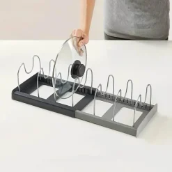 Stapelbarer Kochgeschirr-Organizer – Aufbewahrungslösung für die Küche