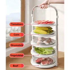 Stapelbares Küchen-Organizer-Regal – kompakte Aufbewahrungslösung