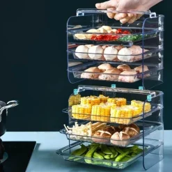 Stapelbares Küchenregal - Mehrschichtiger Organizer