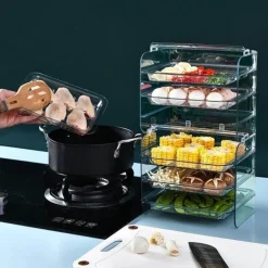 Stapelbares Küchenregal - Mehrschichtiger Organizer