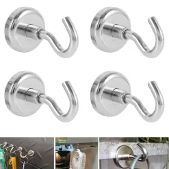 Starke Magnethaken – 4er-Pack Hochleistungshalter