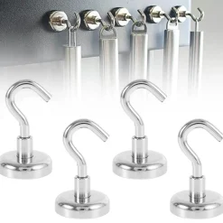 Starke Magnethaken – 4er-Pack Hochleistungshalter