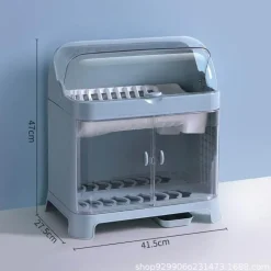 Staubdichter Geschirrständer – Abtropfständer für die Küche