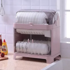 Staubdichter Geschirrständer – Abtropfständer für die Küche