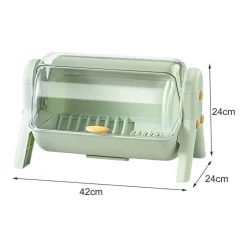 Staubdichtes Abtropfgestell – Küchenorganizer