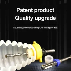 Staubsammler für elektrische Bohrmaschinen – Staubabsaugaufsatz