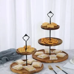 23-stöckiger Tortenständer aus Holz – Elegantes Dessert-Präsentationsregal