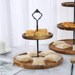 23-stöckiger Tortenständer aus Holz – Elegantes Dessert-Präsentationsregal