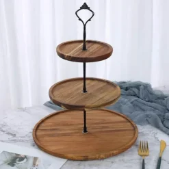 23-stöckiger Tortenständer aus Holz – Elegantes Dessert-Präsentationsregal