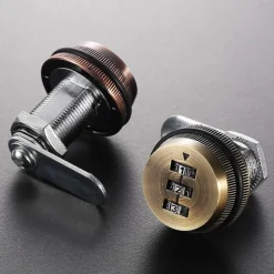 3-stelliges Zahlenkombinationsschloss für Schränke – Mechanisches Sicherheitsschloss