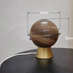 Sternenhimmel Glas Tischlampe - Nachtlicht Dekor