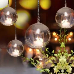 Sternennacht-Terrarium-Kerzenhalter – Dekorativer Wohnakzent