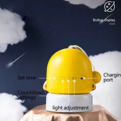 Sternenprojektionswecker - LED-Nachtlichtuhr