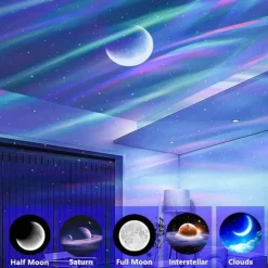 Sternenprojektor Northern Sky Lights Deckendisplay
