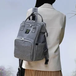 Stilvoller Baby-Wickelrucksack – Großes Fassungsvermögen, modernes Design