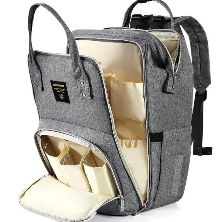 Stilvoller Baby-Wickelrucksack – Großes Fassungsvermögen, modernes Design