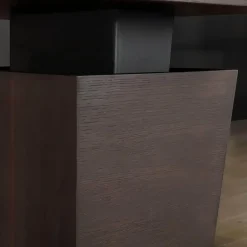 Stilvoller Büroschreibtisch aus Eiche – Eleganter Arbeitsplatz aus Holz