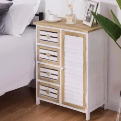 Stilvoller freistehender Lagerschrank aus Holz