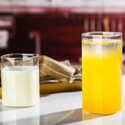 Stilvoller Kaffeebecher aus Glas – Vielseitiges Trinkgefäß für Tee und Milch